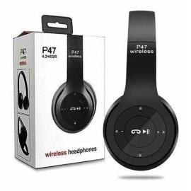 AURICULARES BLUETOOTH/FM/SD P47 NEGRO