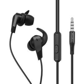 AURICULARES MICCELL 3.5 C/AGARRE C/MIC H55 NEGRO