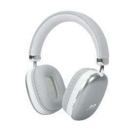 AURICULARES MICCELL INALAMBRICOS BLUETOOTH/FM/SD B-12 PLATA