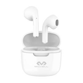 AURICULARES MICCELL TWS BLUETOOTH BH11 BLANCO