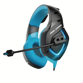 AURICULAR JEDEL GAMER C/MICROFONO PC C/LUZ GH-571 AZUL