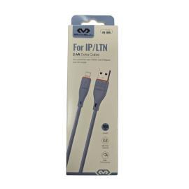 CABLE USB - LIGHTNING MICCELL 2.4A 1M D06 CELESTE
