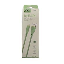CABLE USB - LIGHTNING MICCELL 2.4A 1M D06 VERDE