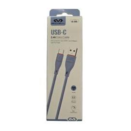 CABLE USB - TIPO C MICCELL 2.4A 1M D06 CELESTE