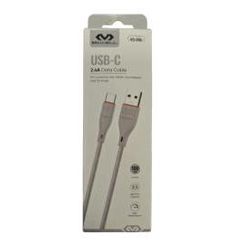 CABLE USB - TIPO C MICCELL 2.4A 1M D06 GRIS