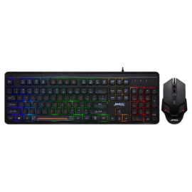 KIT JEDEL GAMER RETROILUMINADO TECLADO+ MOUSE C/CABLE GK-105