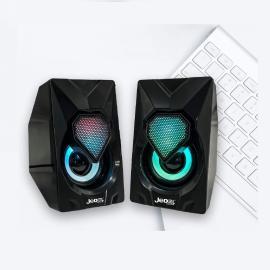 PARLANTES JEDEL GAMER C/LUZ S-502